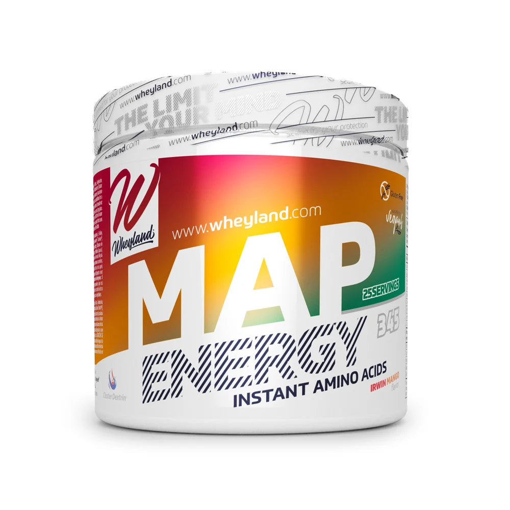 WheyLand MAP Energy Instant Amino Acids Irwin Mango 345g (25 Servings)