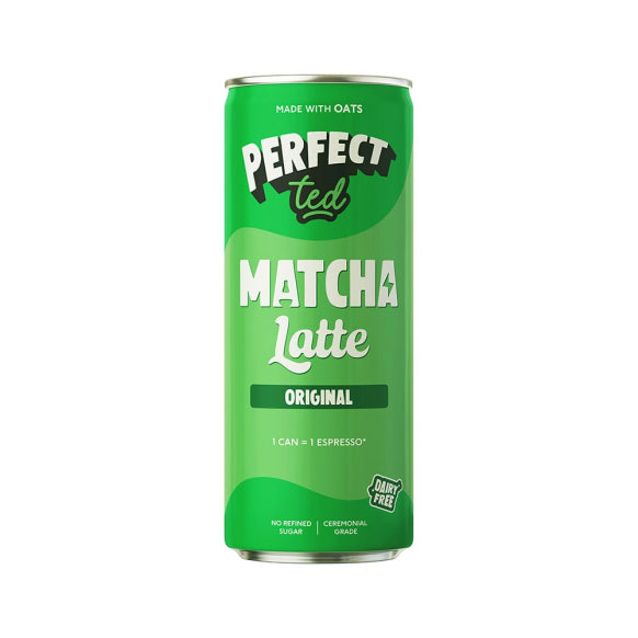 PerfectTed, Ceremonial Grade ORIGINAL Oat Matcha Latte, 250ml