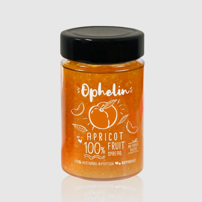 Ophellia 100% Apricot Fruit Spread No Added Sugar 230g