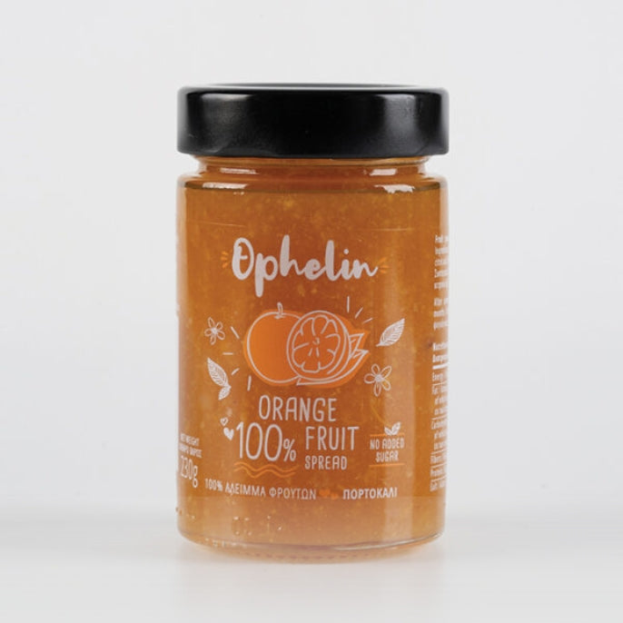 Ophellia Premium Line 100% Orange Fruit Spread No Added Sugar 230g