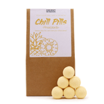 AW Gifts Chill Pills gift pack featuring pineapple-flavored pinacolada candies in a 350g package.