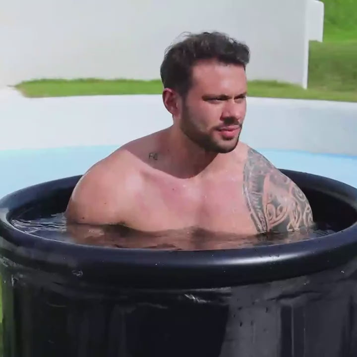 XL Portable Ice Bath Tub with Insulated Cover