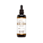 Herbalistas Rå Hygge BIO Reishi Liquid supplement in 100ml dropper bottle, alcohol-free herbal extract for wellness.
