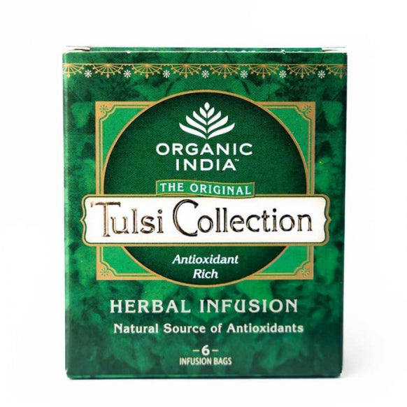 Organic India, Συλλογή Δειγμάτων Τούλσι, 6 Φακελάκια Ροφήματος