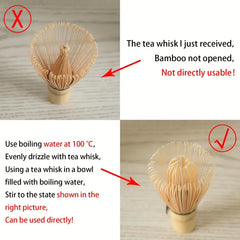 6pcs, Set Japanese Style Bamboo Matcha Set - GREEN LIFE CYPRUS