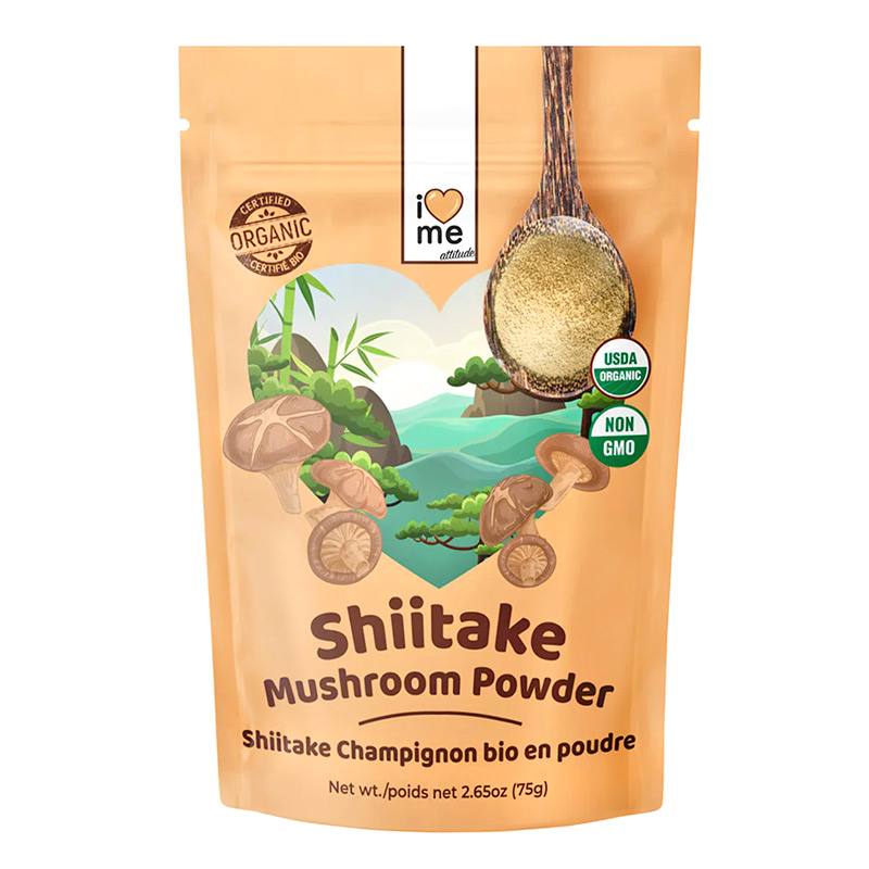 I LOVE ME, Organic Shiitake powder, 75g - GREEN LIFE CYPRUS
