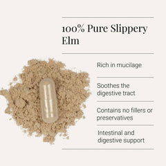Kiki Health, Organic Slippery Elm, 60 Vegicaps - GREEN LIFE CYPRUS