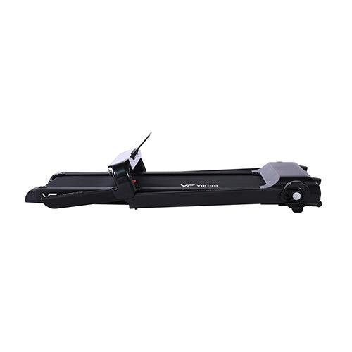 VIKING FITNESS D-6 electric treadmill with digital display, running belt, and control panel for cardio workouts.