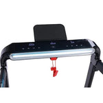 VIKING FITNESS D-6 electric treadmill console with digital display, control buttons, and handrails for home running workouts
