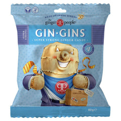 The Ginger People, Gin Gins Super Strong Ginger Candy, 60g