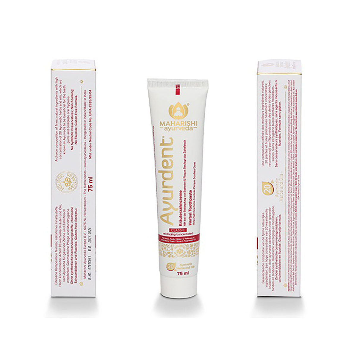 Maharishi Ayurveda, Κλασική Οδοντόκρεμα Ayurdent, 75 ml