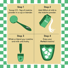 PerfectTed, Ceremonial Grade Vanilla Matcha Powder, 75g