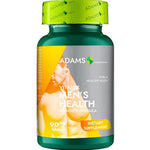 Adams Supplements VitaMix Men's Health supplement bottle with 90 tablets, featuring label and branding for men's health support.