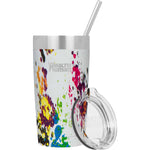 Healthy Human Cruiser Tumbler 20oz with art deco design, durable drink accessory for hot or cold beverages.