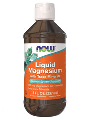 NOW Foods, υγρό μαγνήσιο με ιχνοστοιχεία, 8 fl oz (237 ml)