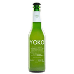YOKO Organic Matcha Tea Drink in 330ml bottle, featuring vibrant green matcha tea with herbal branding and fresh liquid appearance